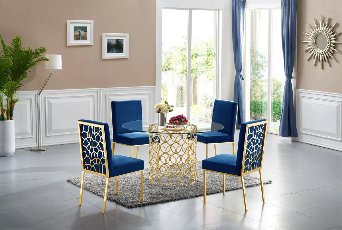 Opal - Dining Chair (Set of 2) - Navy