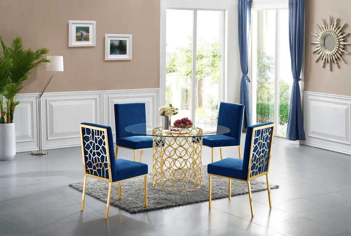 Opal - Dining Table - Gold
