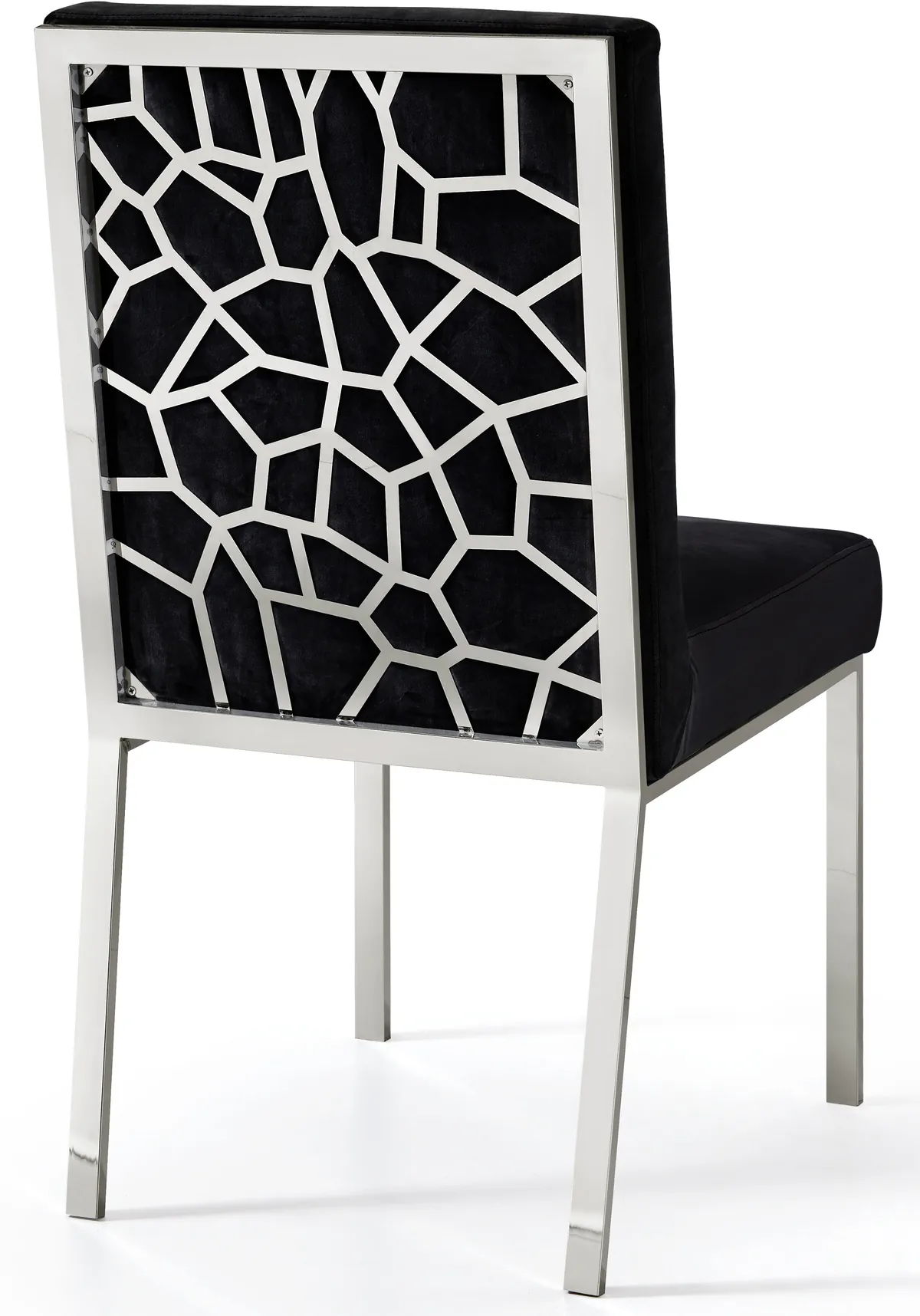 Opal - Dining Chair (Set of 2) - Black - Fabric - View 2