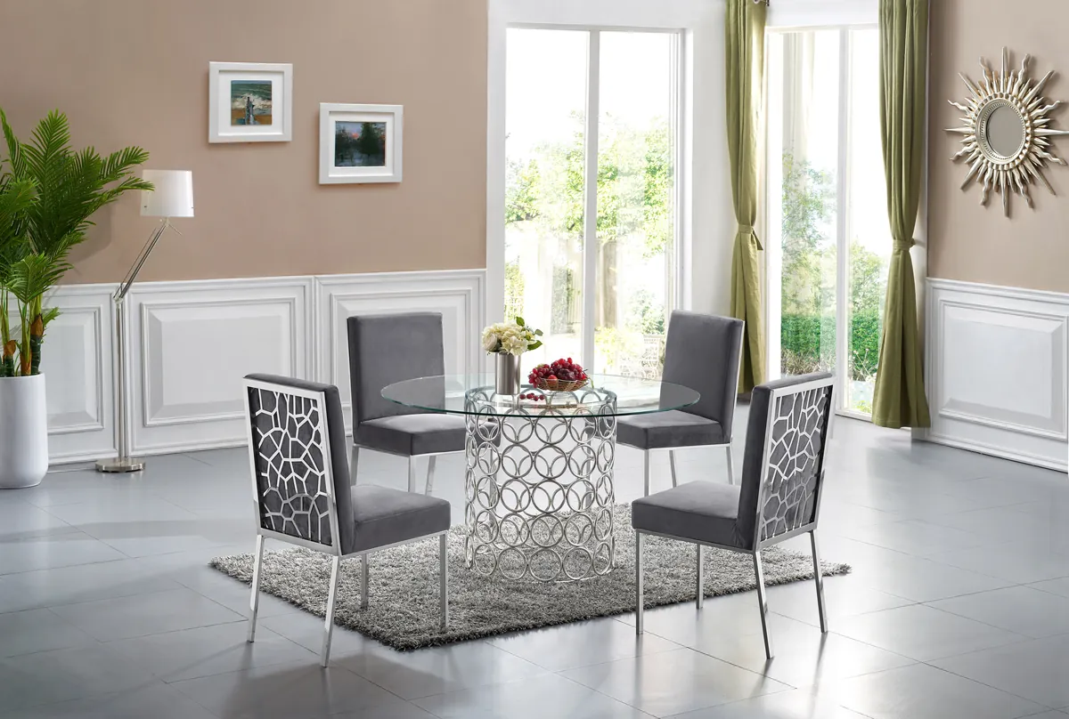Opal - Dining Chair (Set of 2) - Gray