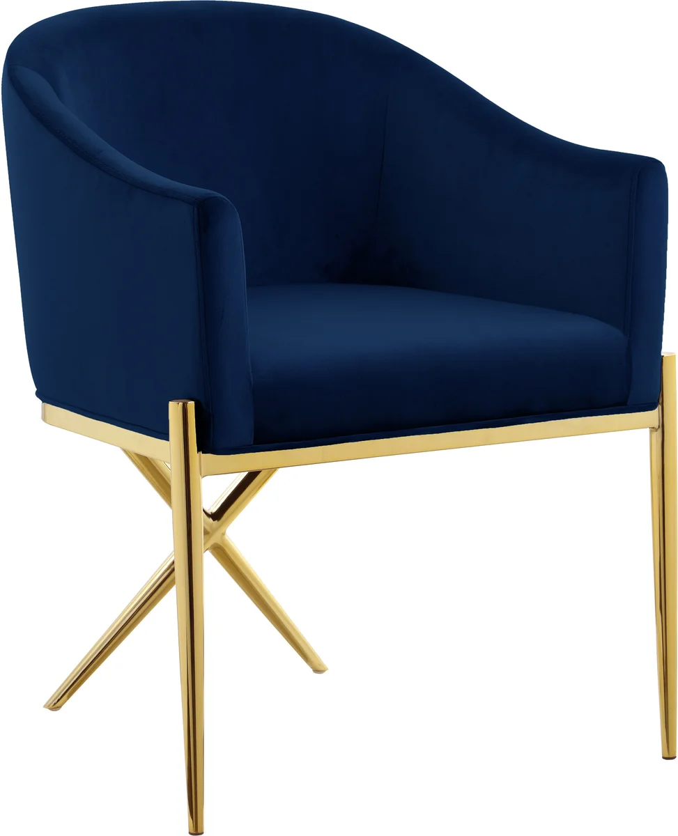 Xavier - Dining Chair - Navy
