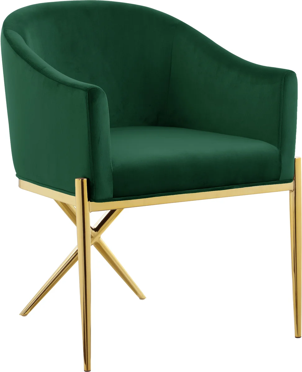 Xavier - Dining Chair - Green