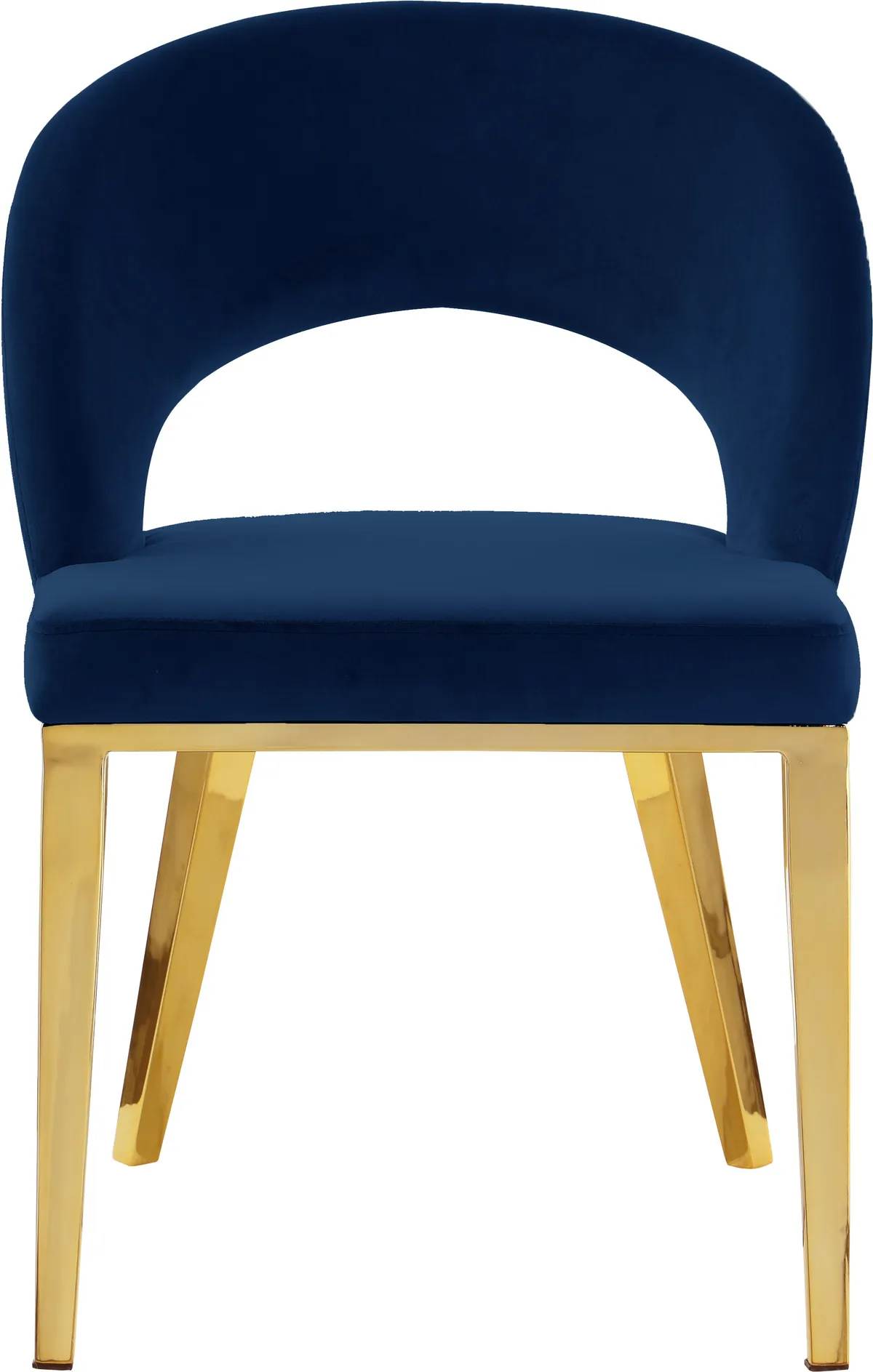 Roberto - Dining Chair - Navy - Fabric