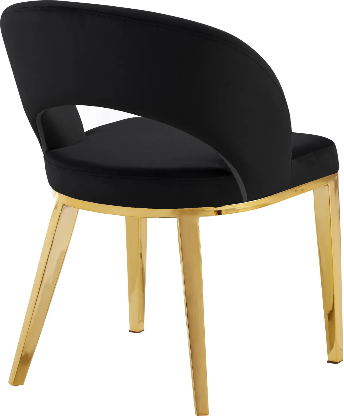 Roberto - Dining Chair - Black - View 2