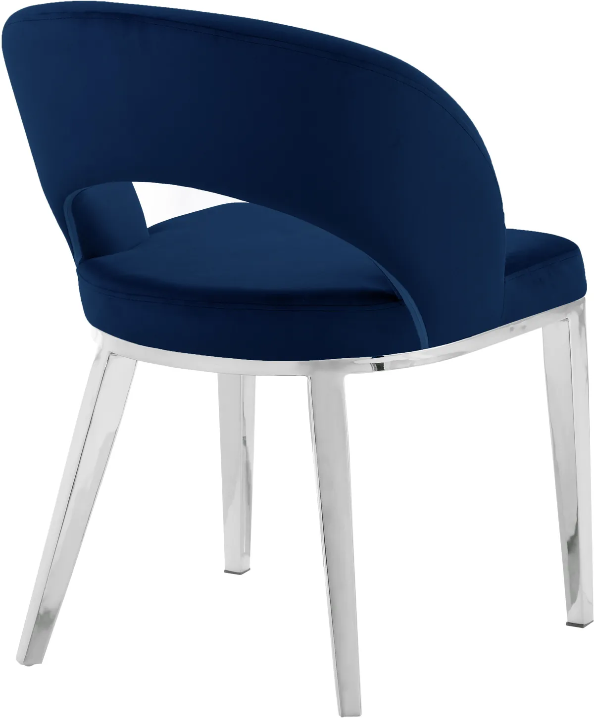 Roberto - Dining Chair - Navy - View 2