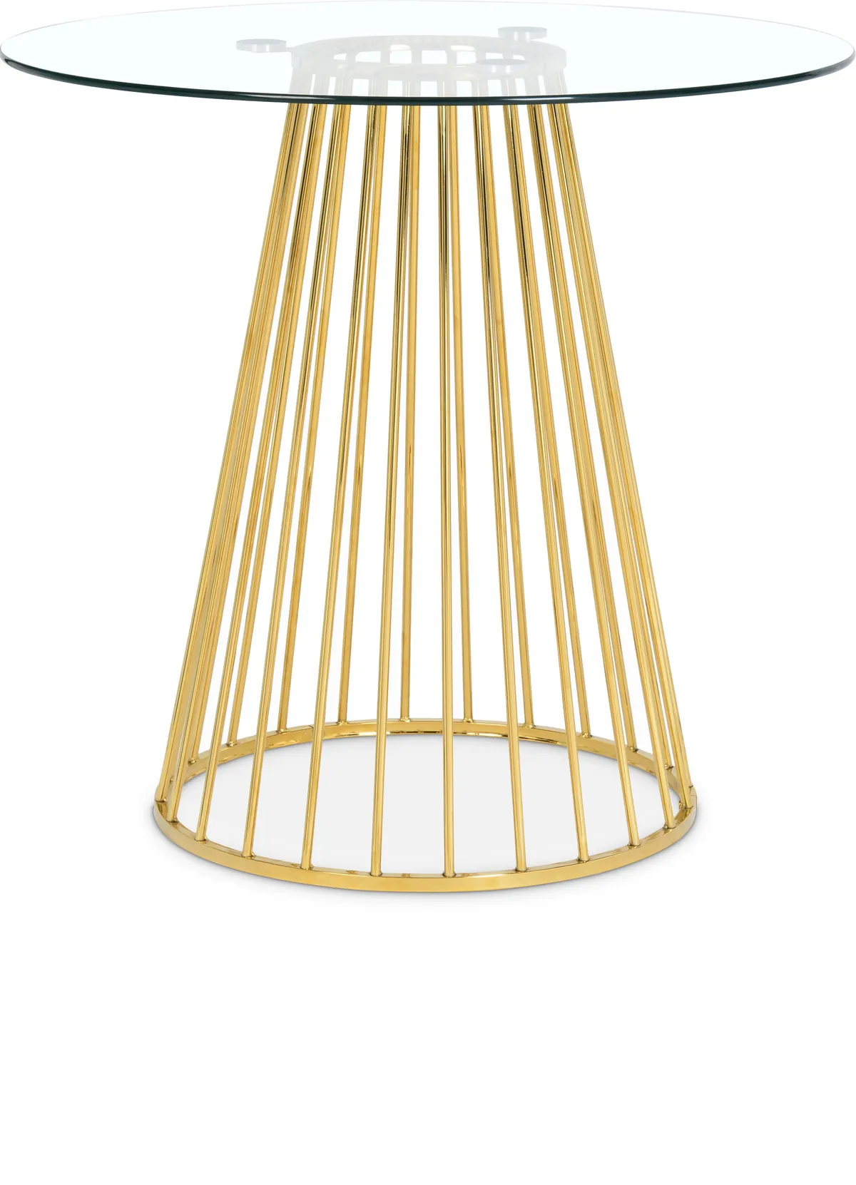 Gio - Counter Height Table - Gold - Metal