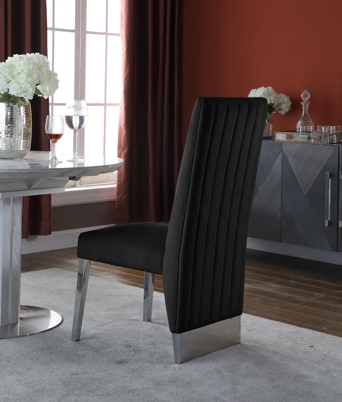 Porsha - Dining Chair (Set of 2) - Black