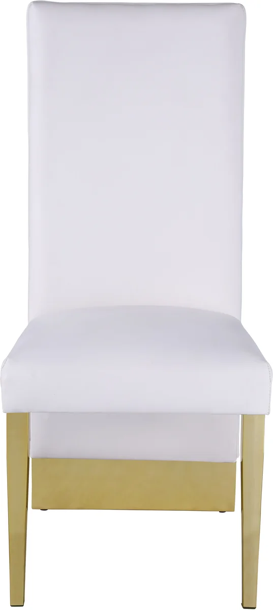 Porsha - Dining Chair (Set of 2) - White - Faux Leather