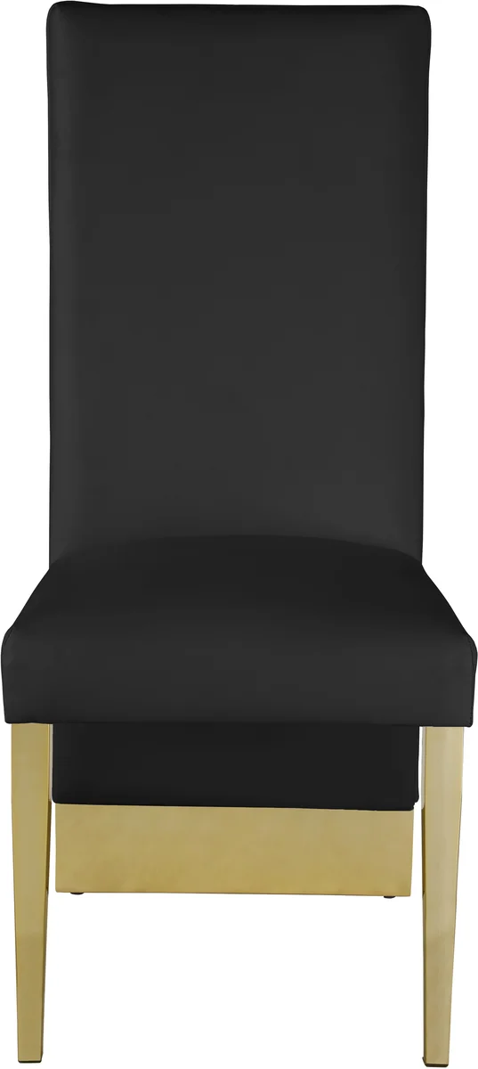 Porsha - Faux Leather Dining Chair (Set of 2) - Black
