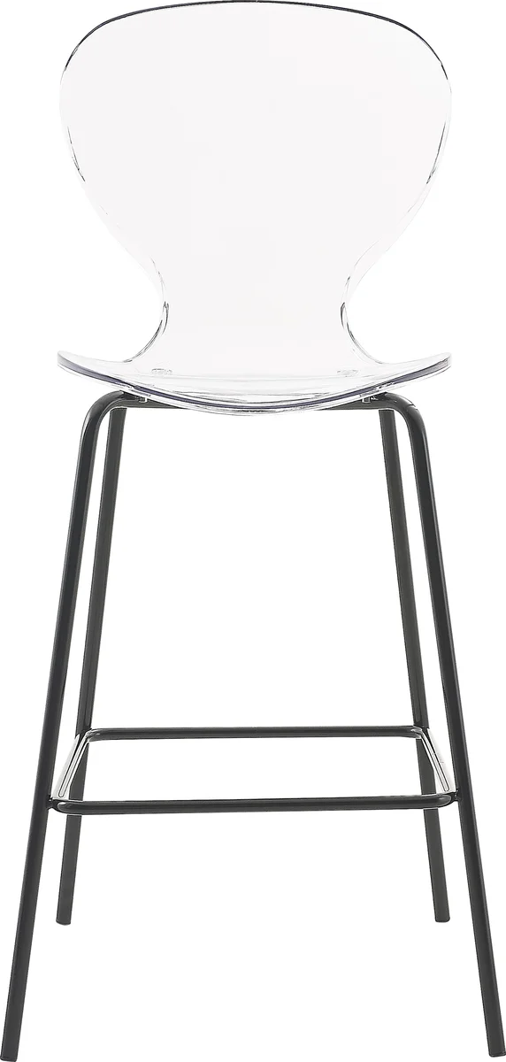 Clarion - Stool (Set of 2) - Matte Black - Metal