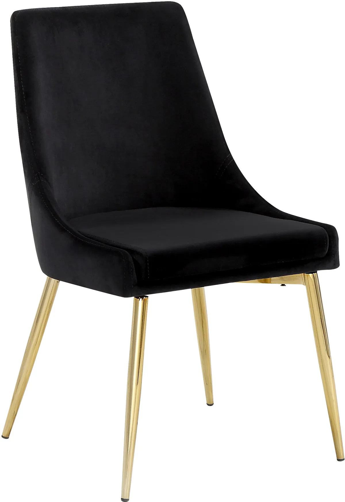 Karina - Dining Chair (Set of 2) - Black - Fabric