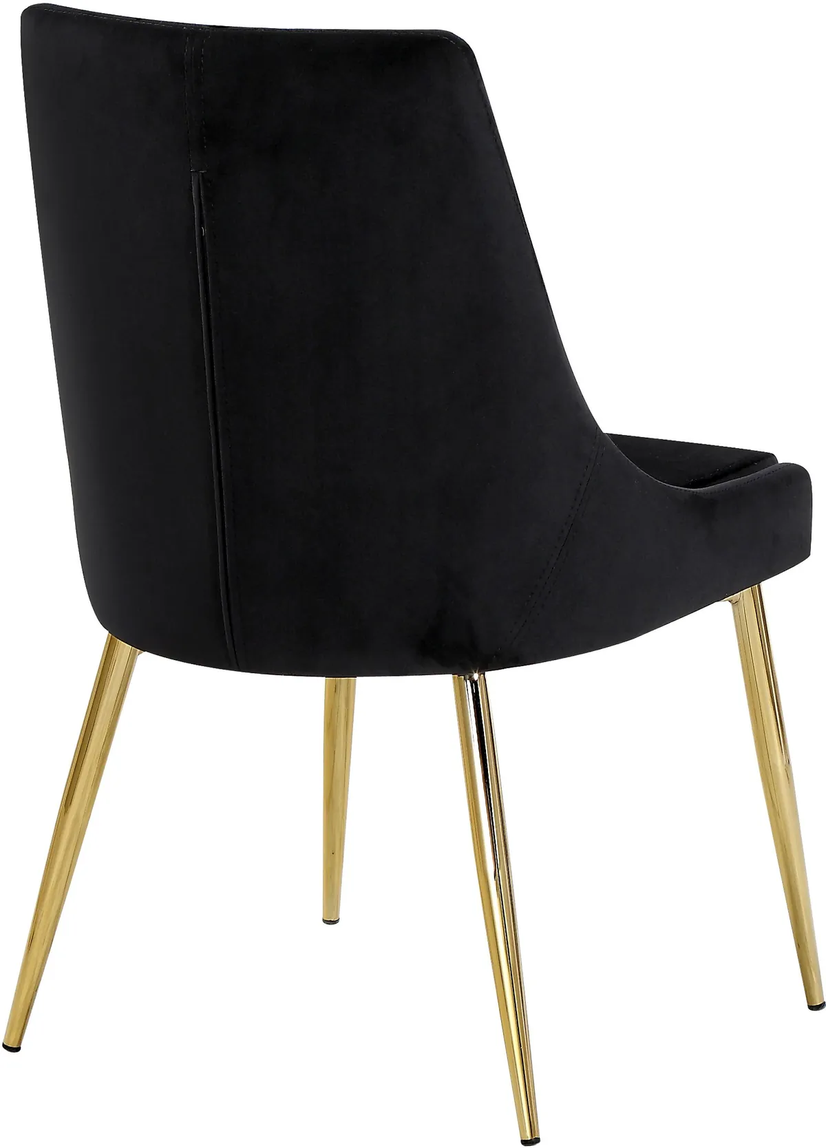 Karina - Dining Chair (Set of 2) - Black - Fabric - View 2