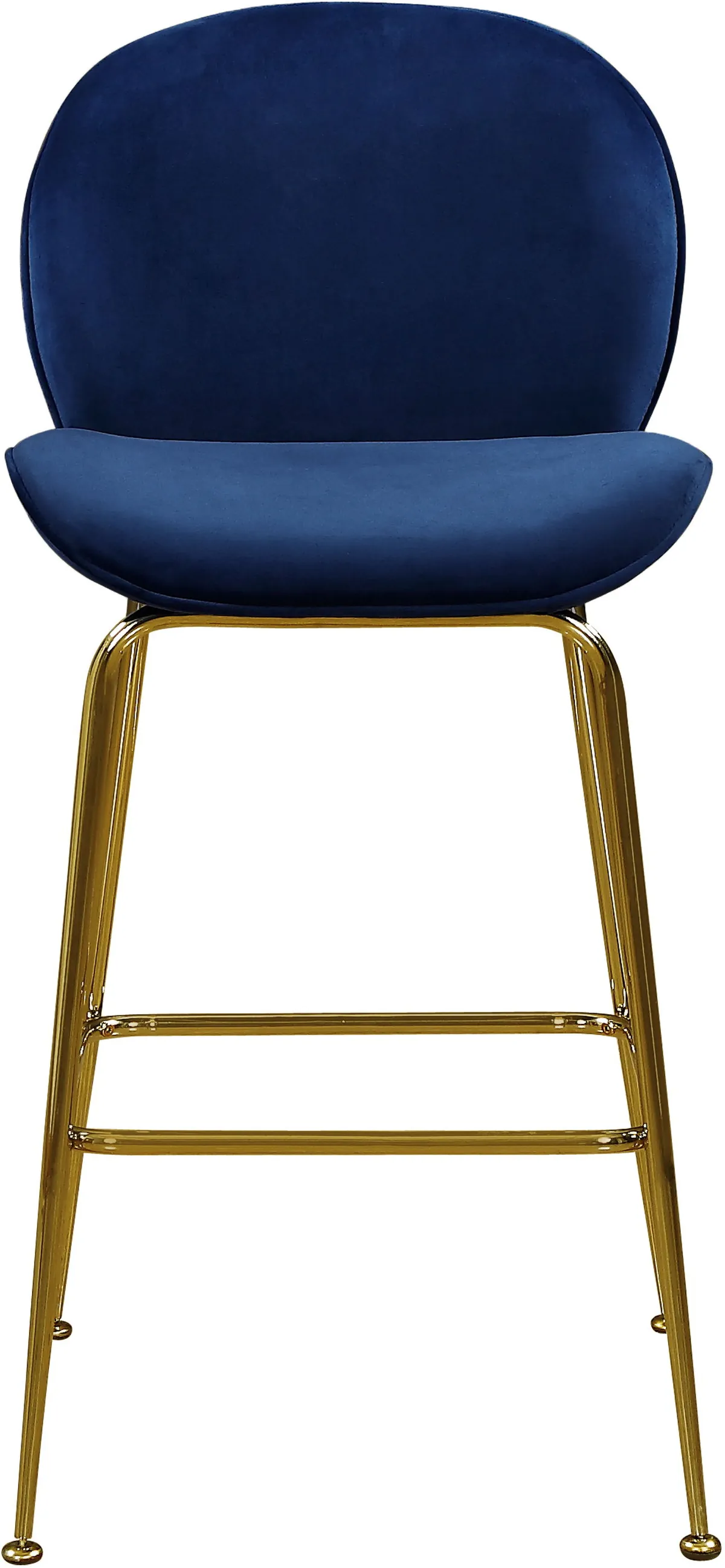 Paris - Stool (Set of 2) - Navy - Fabric