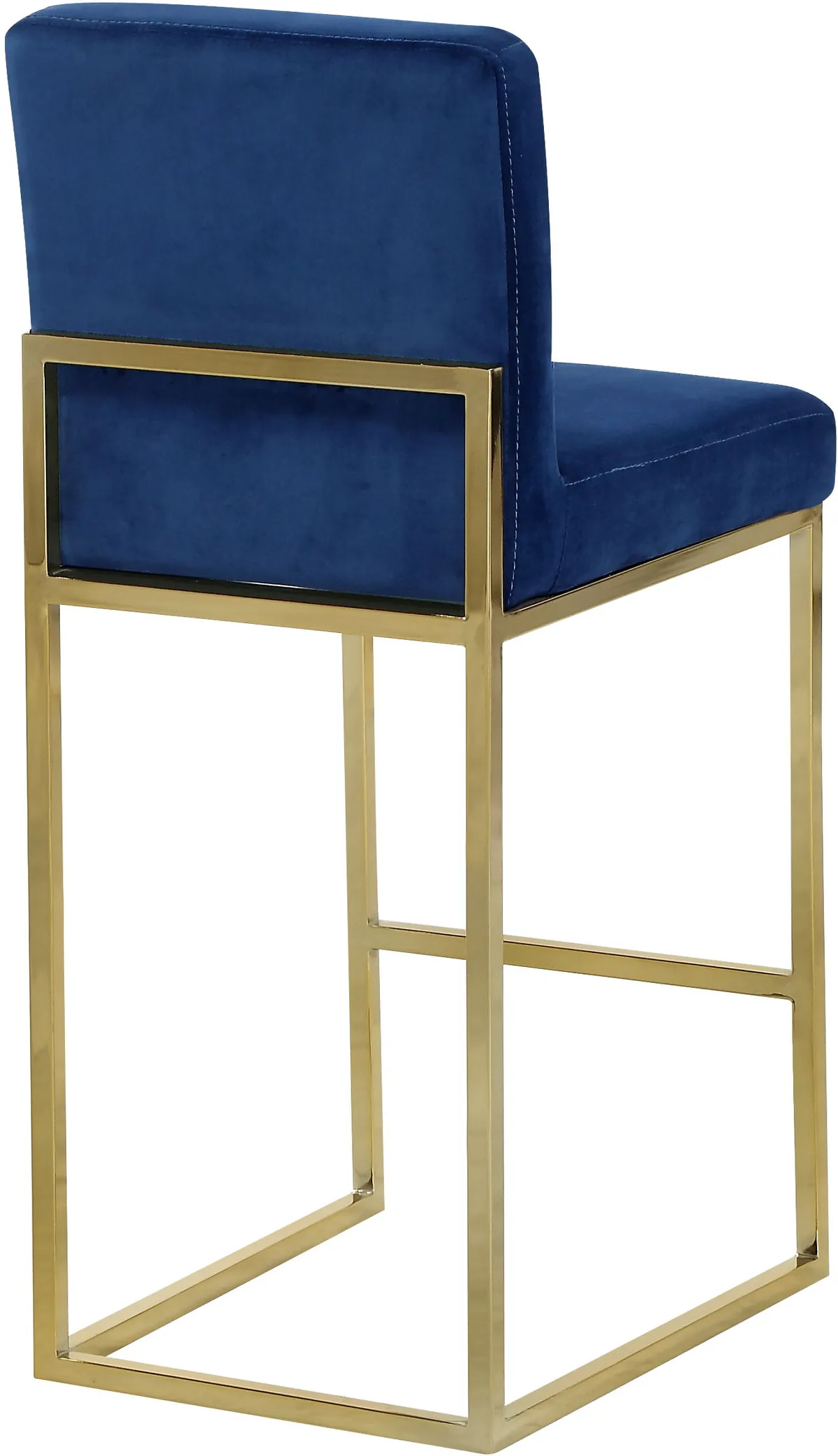 Giselle - Stool - Navy - Fabric - View 2