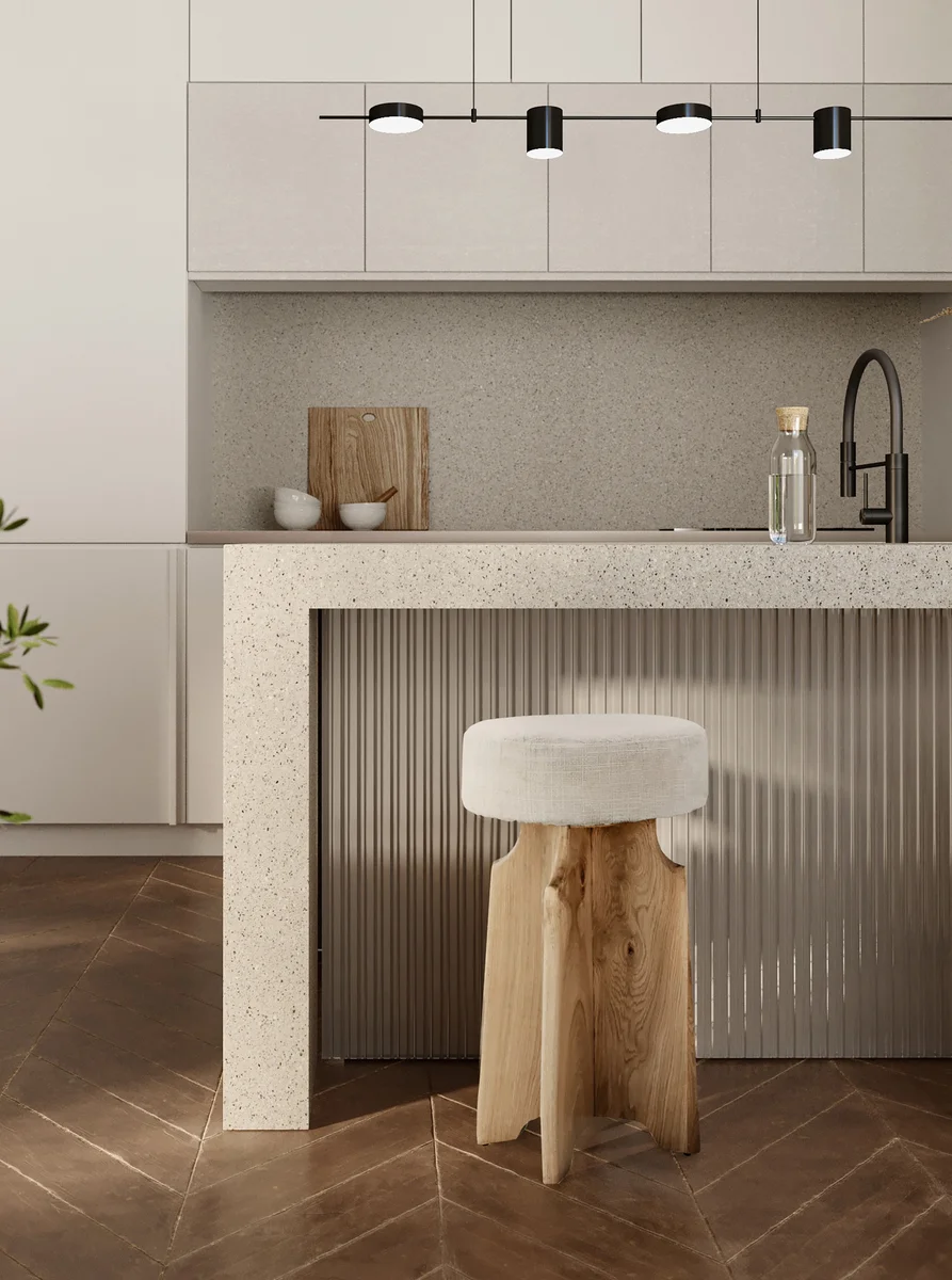 Jasper - Stool - Cream - View 2