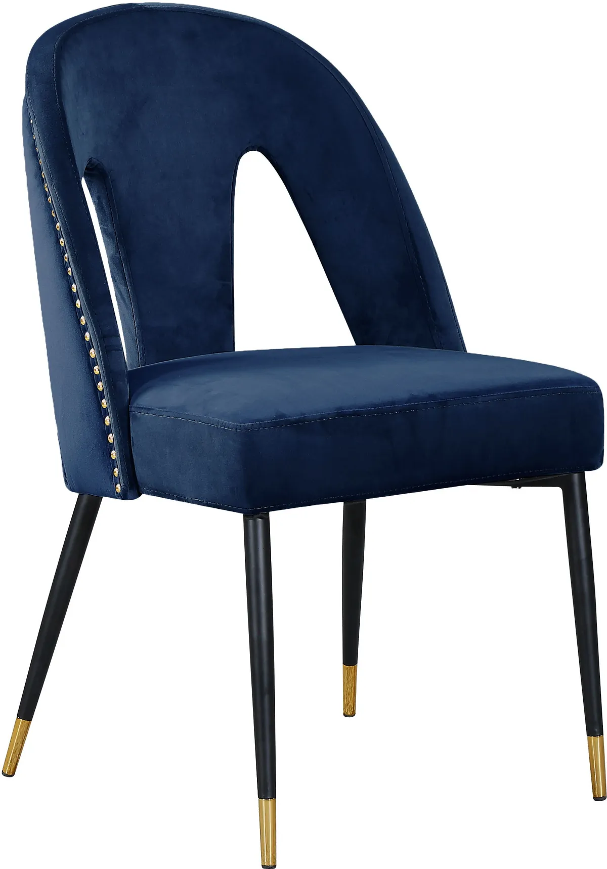Akoya - Dining Chair (Set of 2) - Navy - View 2