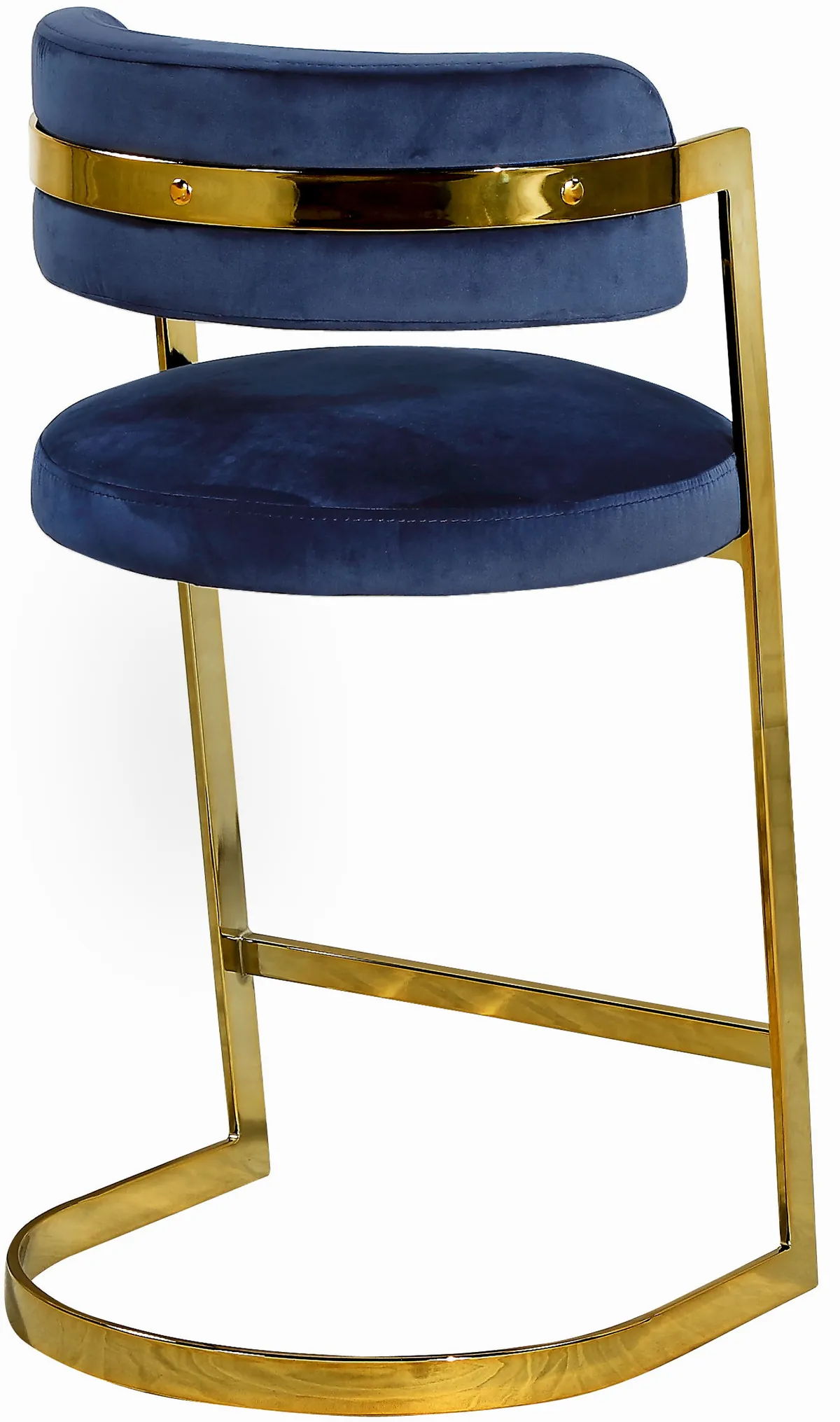 Stephanie - Stool (Set of 2) - Navy - View 2