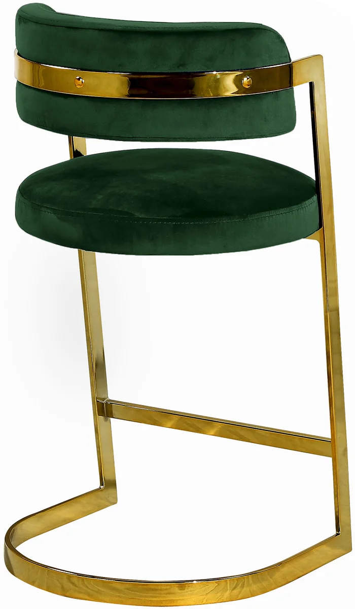 Stephanie - Stool (Set of 2) - Green - View 2