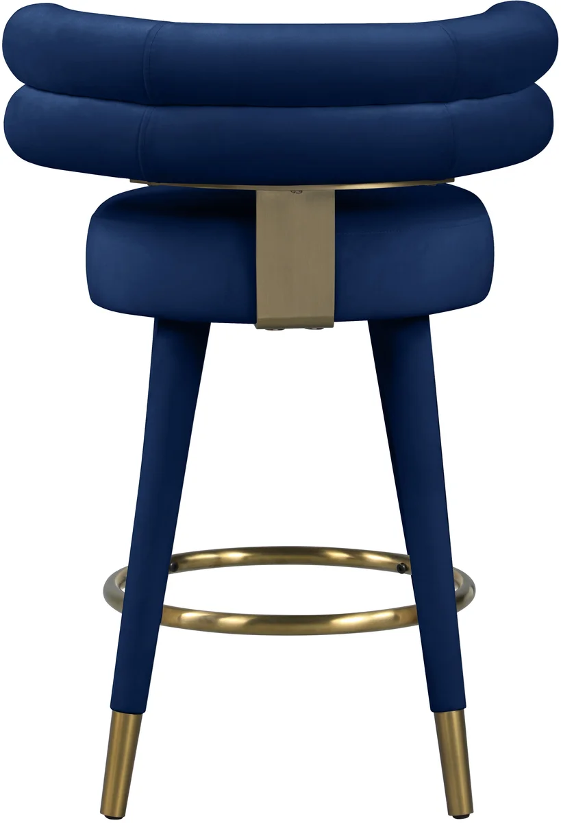 Fitzroy - Counter Stool (Set of 2) - Navy