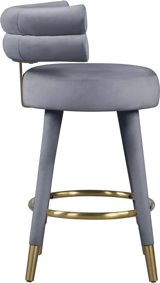 Fitzroy - Counter Stool (Set of 2) - Gray