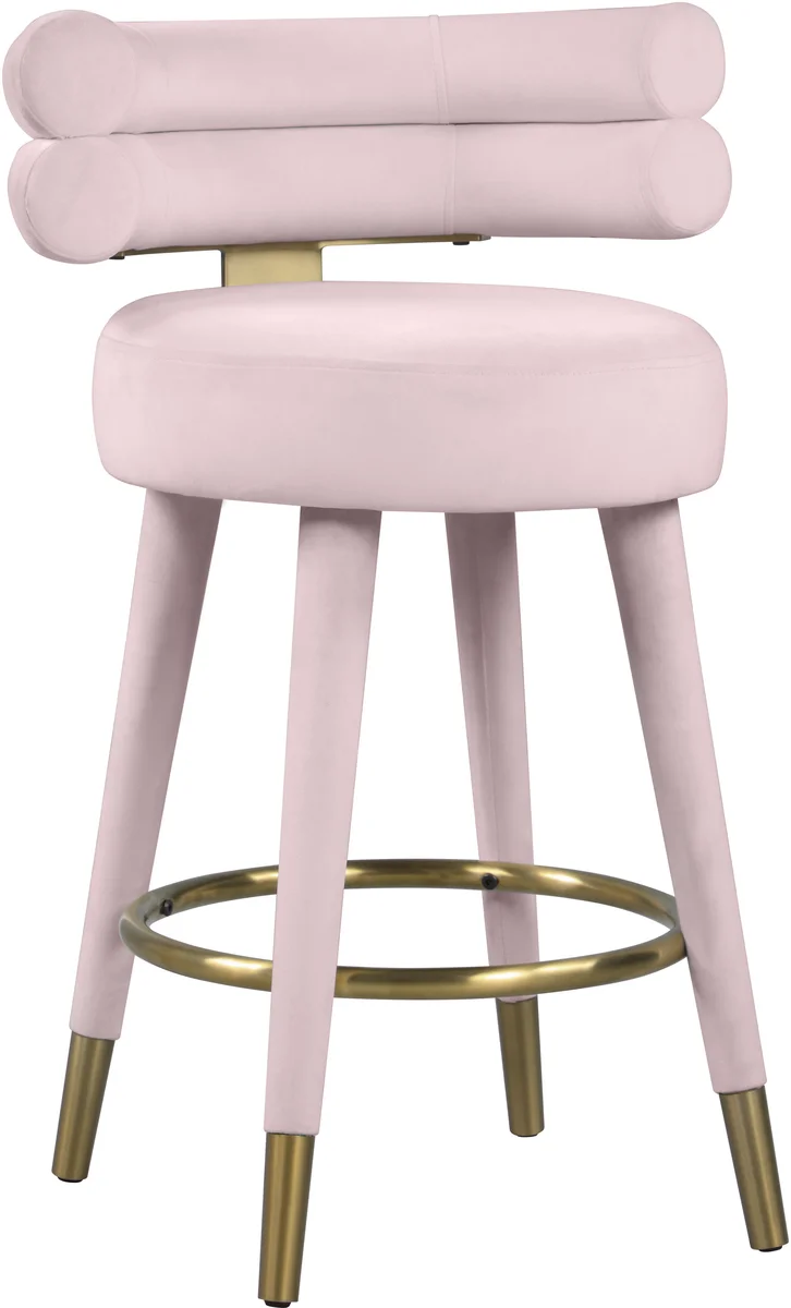 Fitzroy - Counter Stool (Set of 2) - Pink