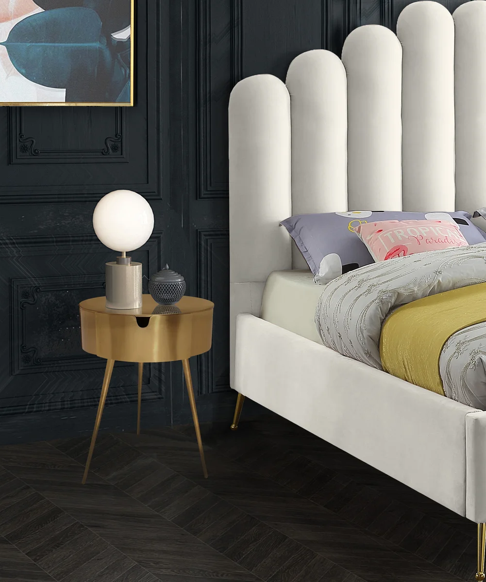 Bali - Night Stand - Gold - View 2