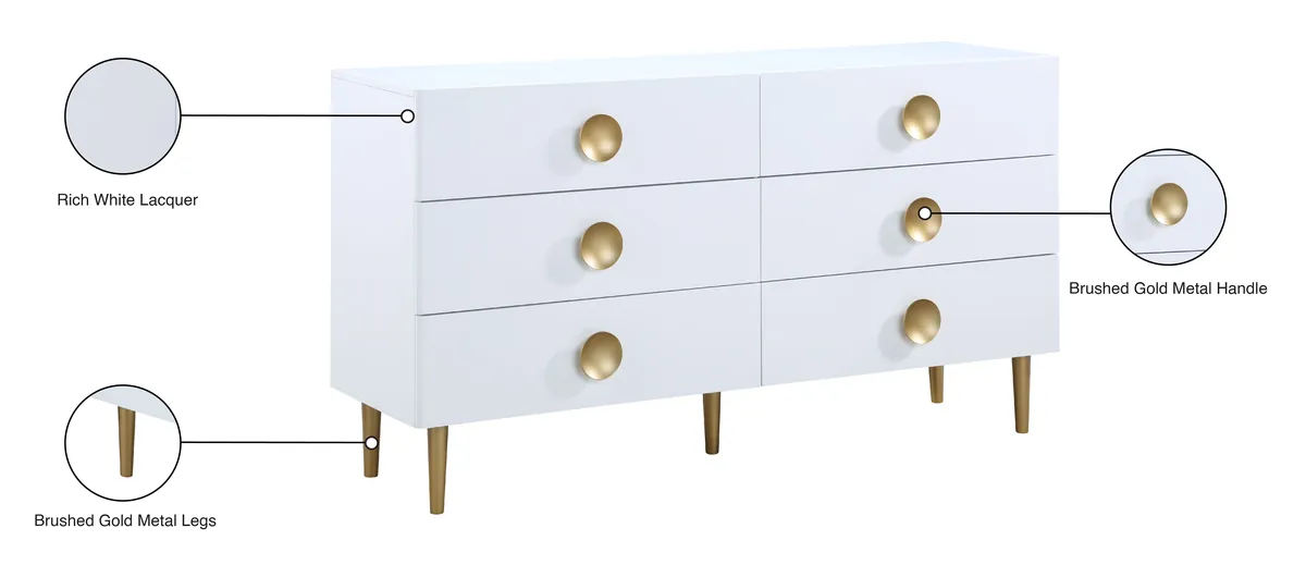 Zayne - Dresser - White