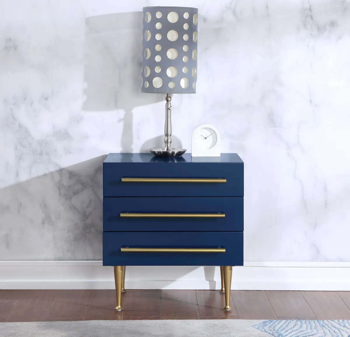 Marisol - Night Stand - Navy - View 2