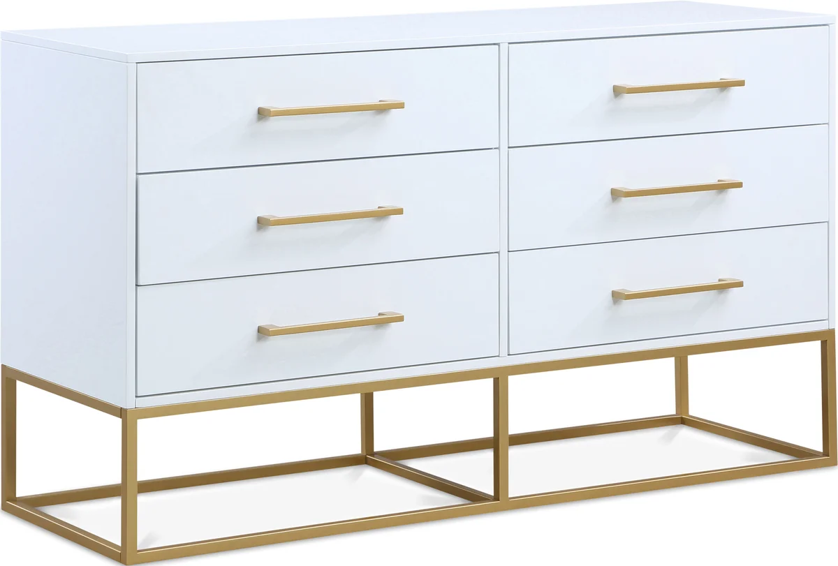 Maxine - Dresser - White