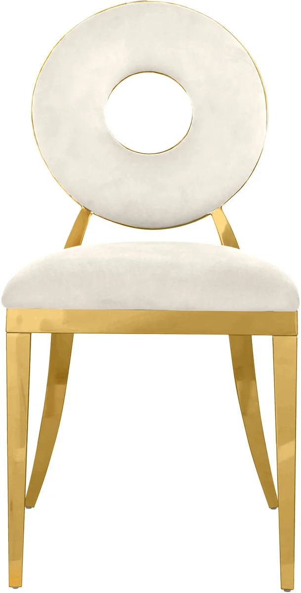 Carousel - Dining Chair (Set of 2) - Cream - Fabric