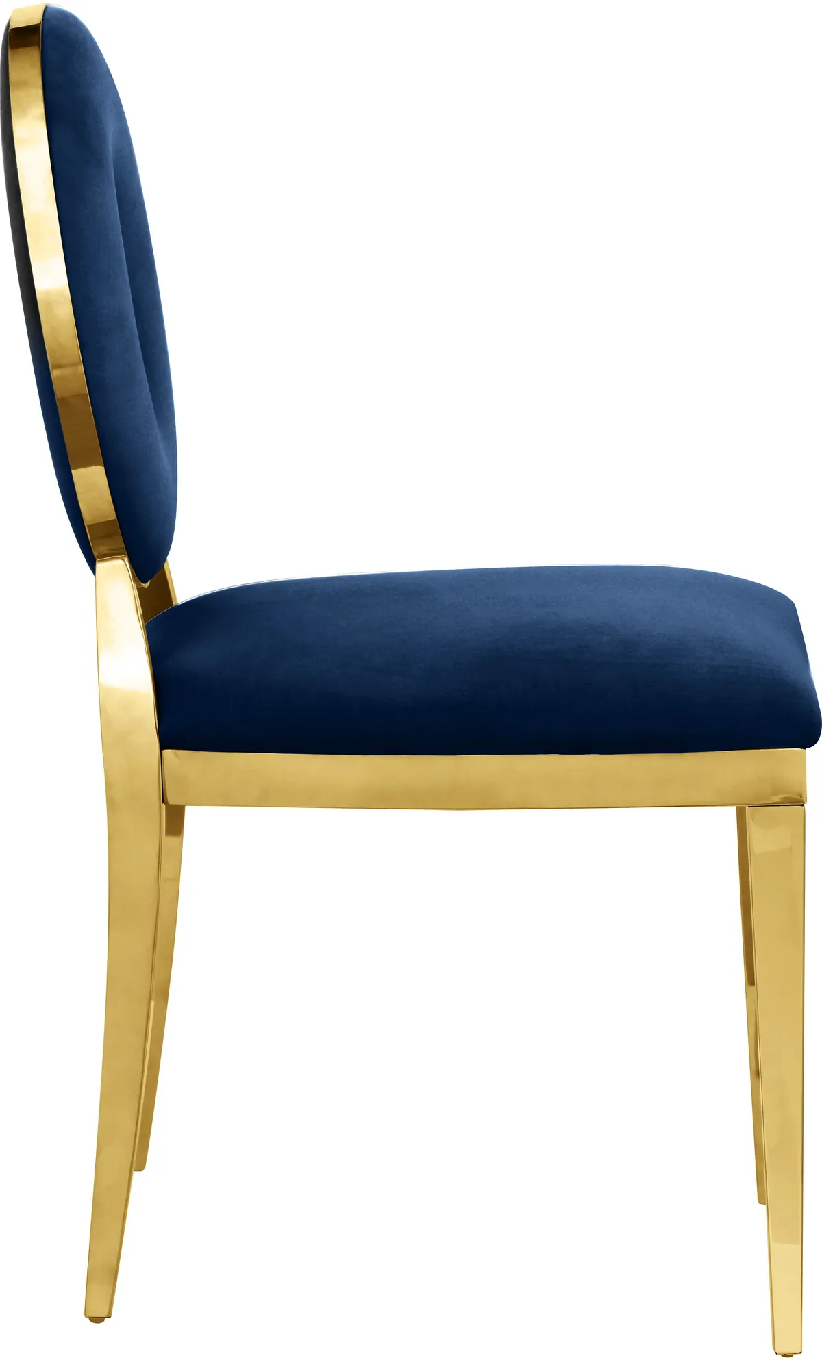 Carousel - Dining Chair (Set of 2) - Navy - Fabric