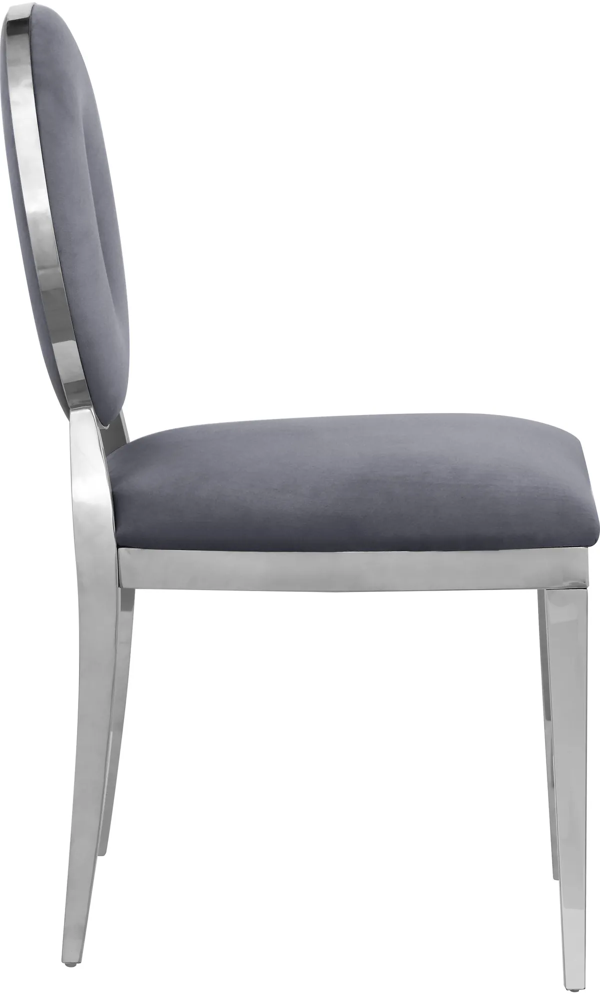 Carousel - Dining Chair (Set of 2) - Gray - Fabric