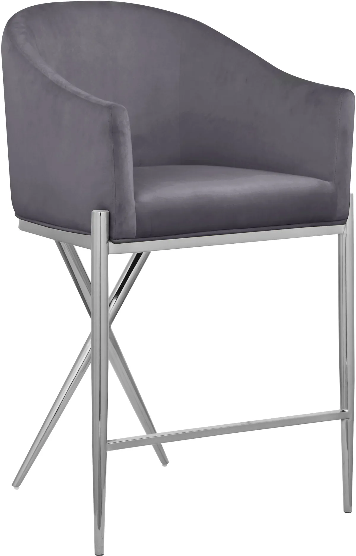 Xavier - Counter Stool - Gray
