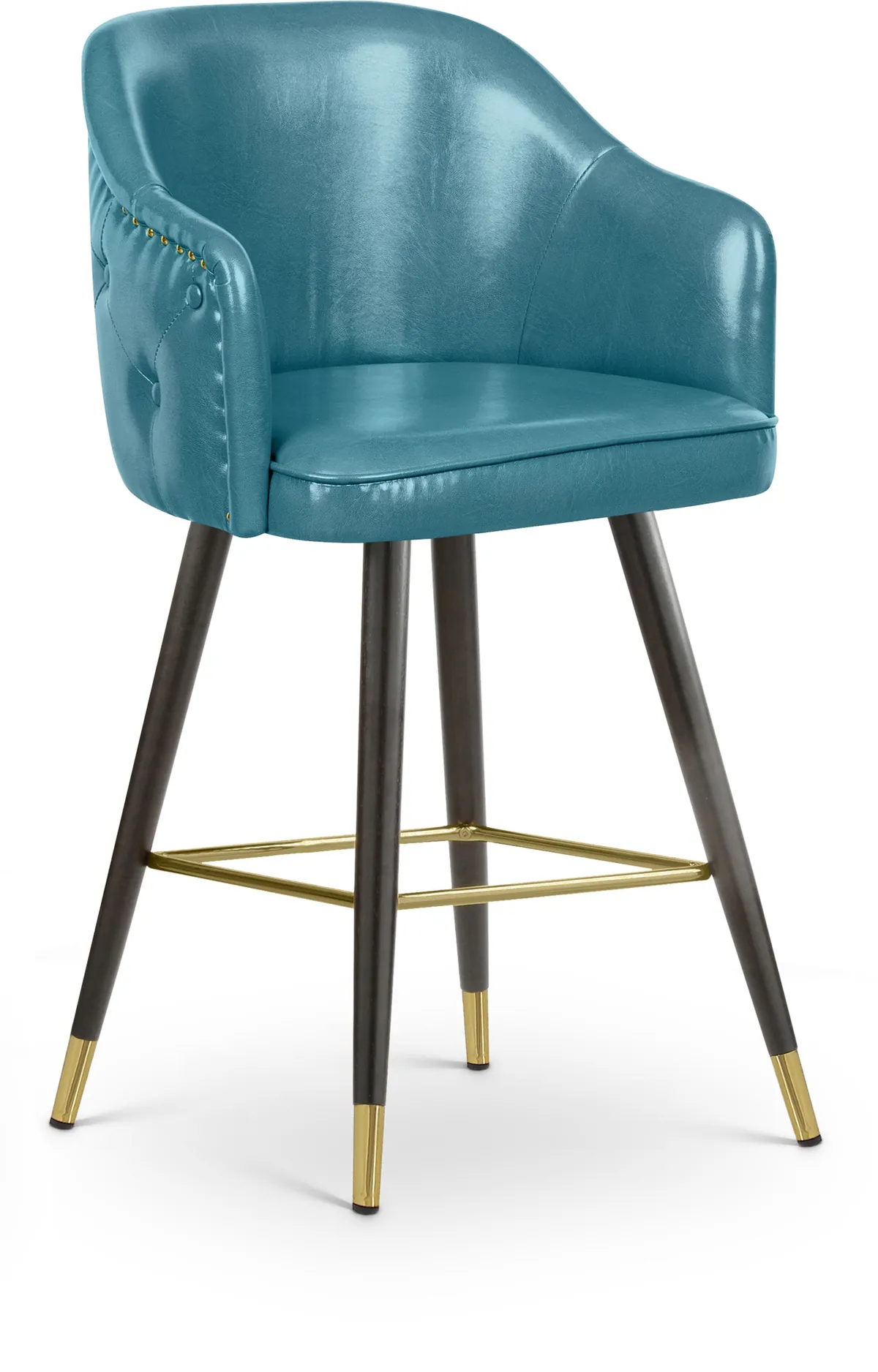 Barbosa - Counter Bar Stool (Set of 2) - Blue