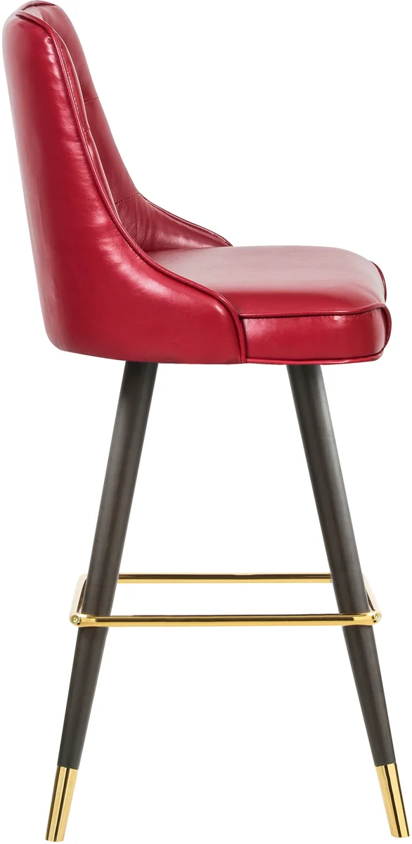 Portnoy - Counter Bar Stool (Set of 2) - Red