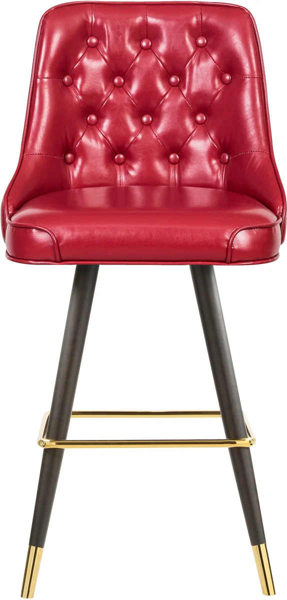 Portnoy - Counter Bar Stool (Set of 2) - Red