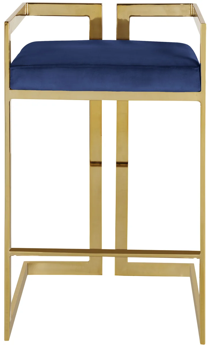 Ezra - Stool (Set of 2) - Navy