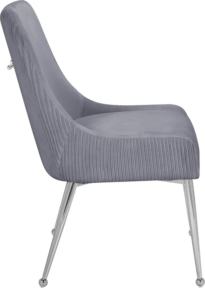 Ace - Dining Chair (Set of 2) - Gray - Fabric