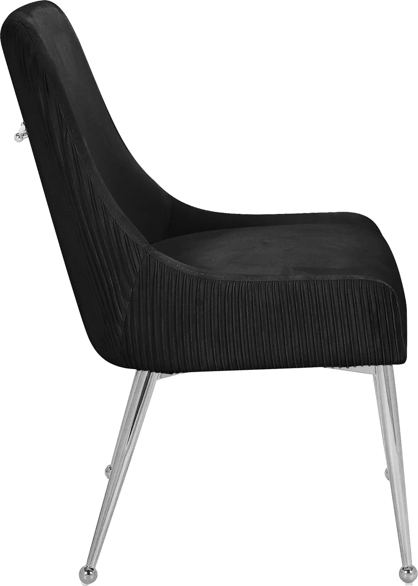 Ace - Dining Chair (Set of 2) - Black - Fabric
