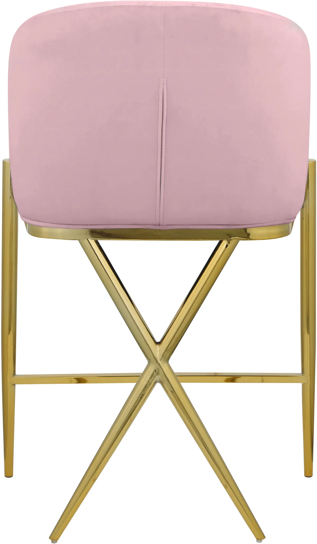 Xavier - Counter Stool - Pink - View 2