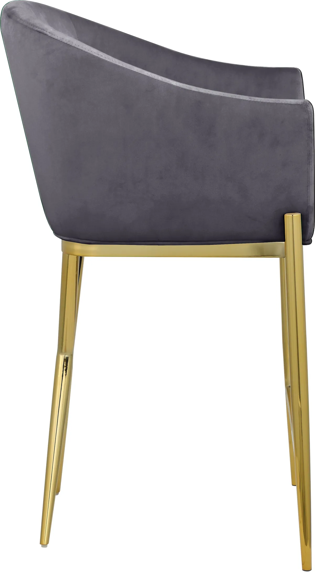 Xavier - Counter Stool - Gray - Fabric