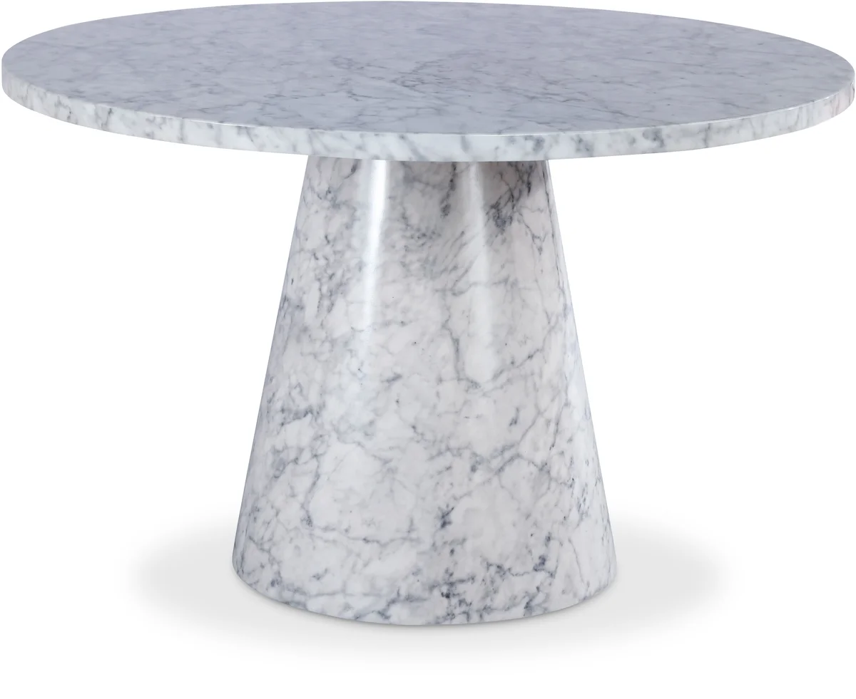 Omni - Coffee Table - White - Marble/Stone