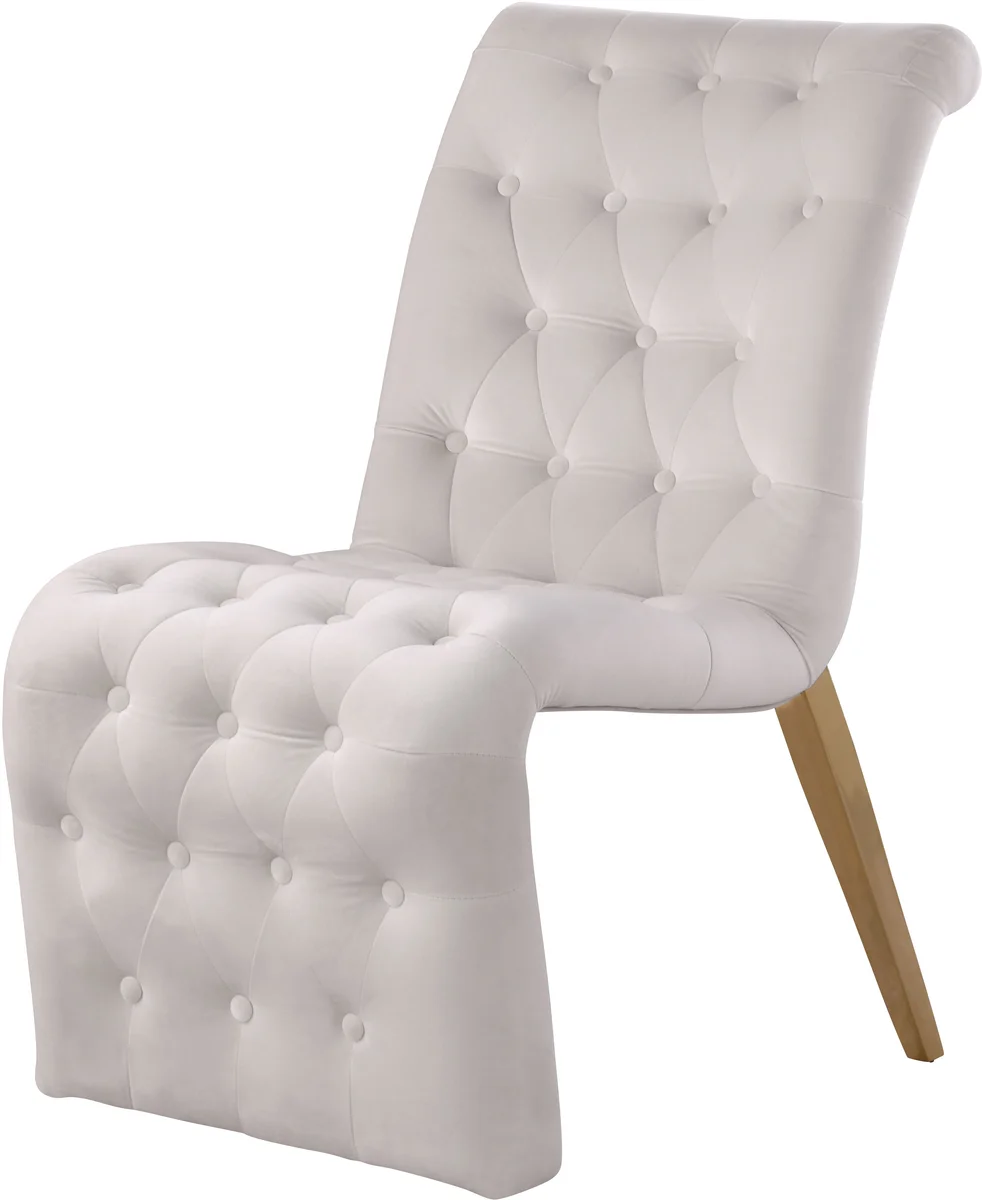 Curve - Dining Chair (Set of 2) - Cream