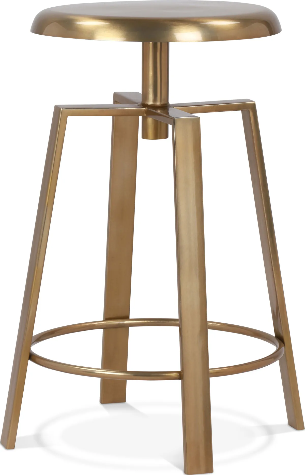 Lang - Counter Bar Stool - Gold