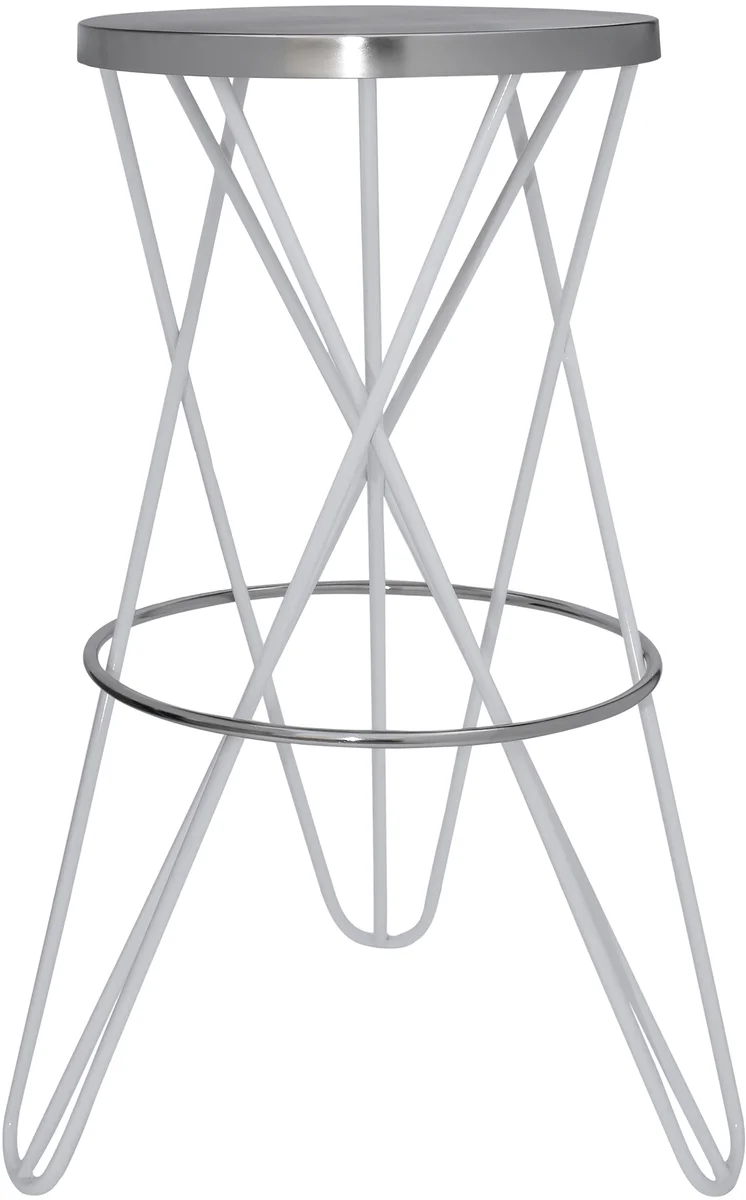 Mercury - Bar Stool - White