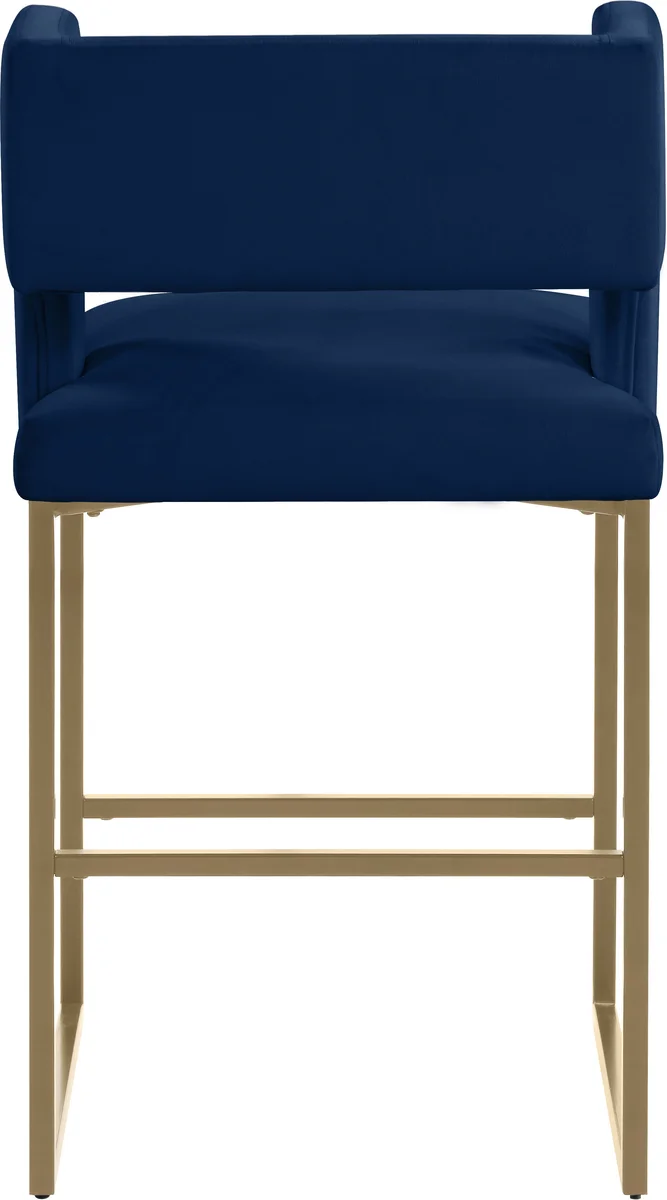 Caleb - Counter Stool (Set of 2) - Navy