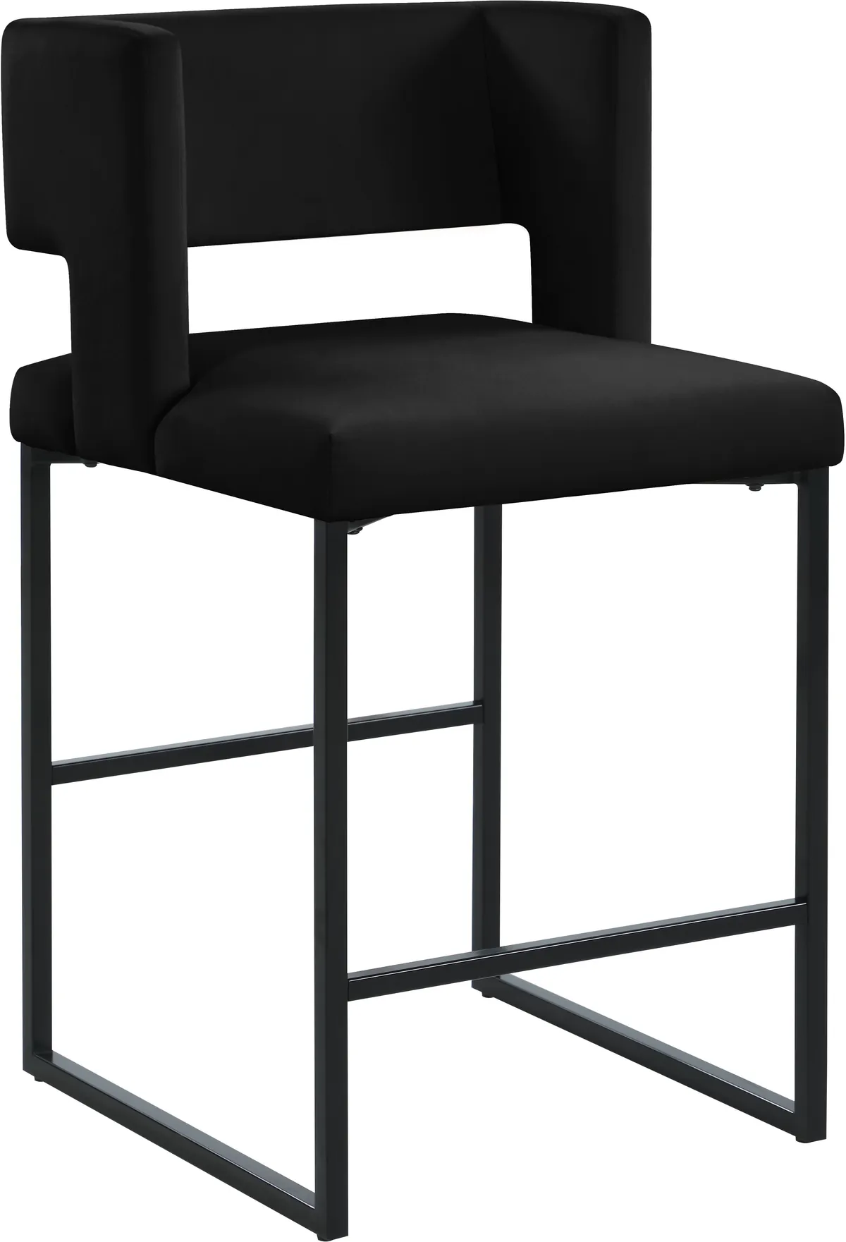 Caleb - Counter Stool (Set of 2) - Black
