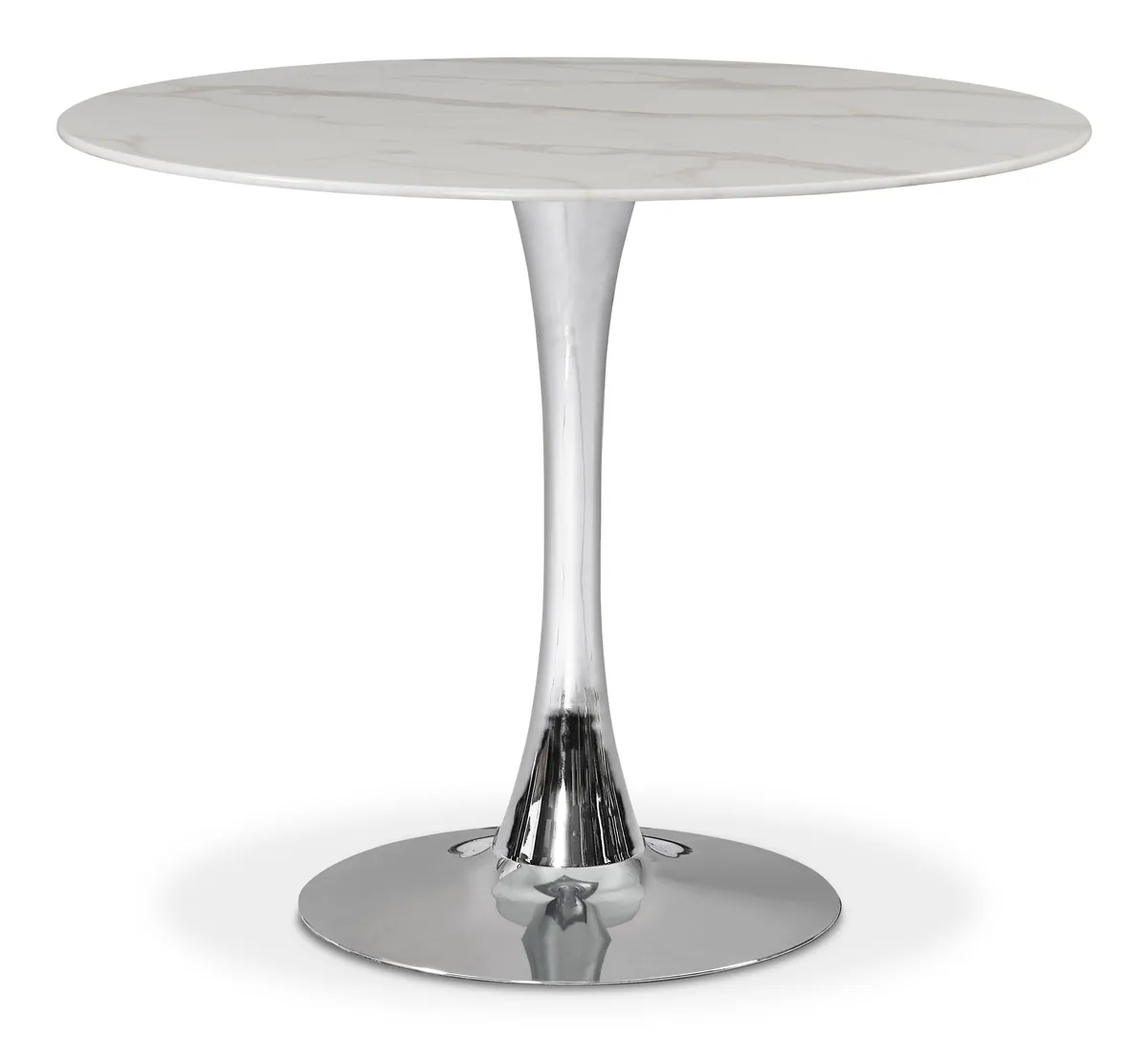 Tulip - 36" Dining Table - Chrome