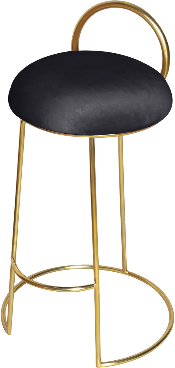 Ring - Counter Stool - Black - Fabric
