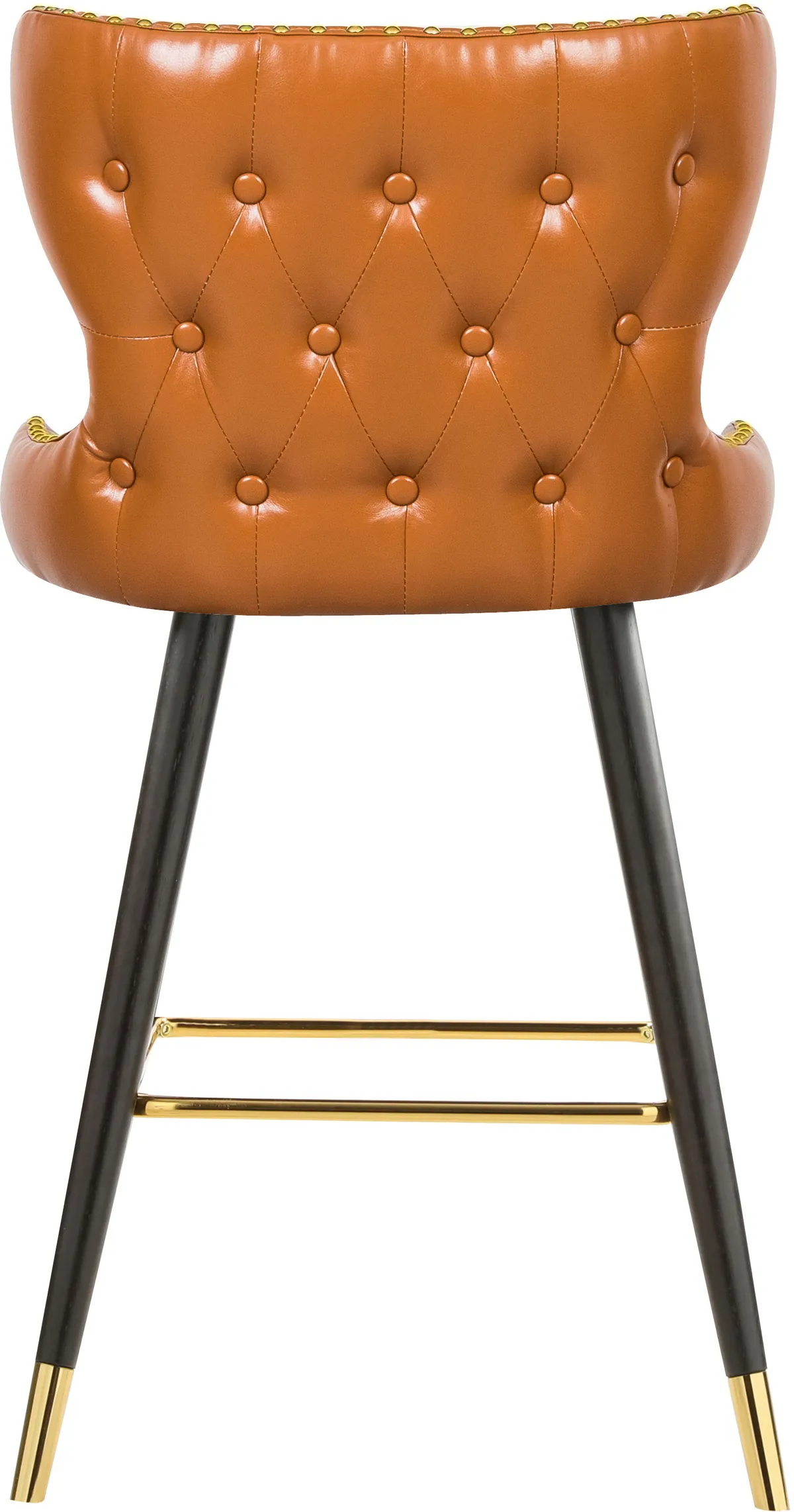 Hendrix - Counter Bar Stool (Set of 2) - Cognac - View 2